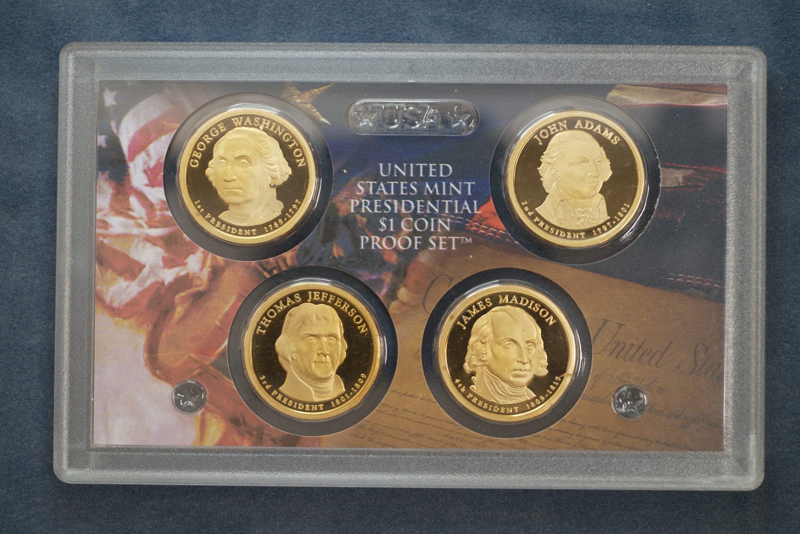 United States Mint Presidential $1 Coin Proof Set 2007