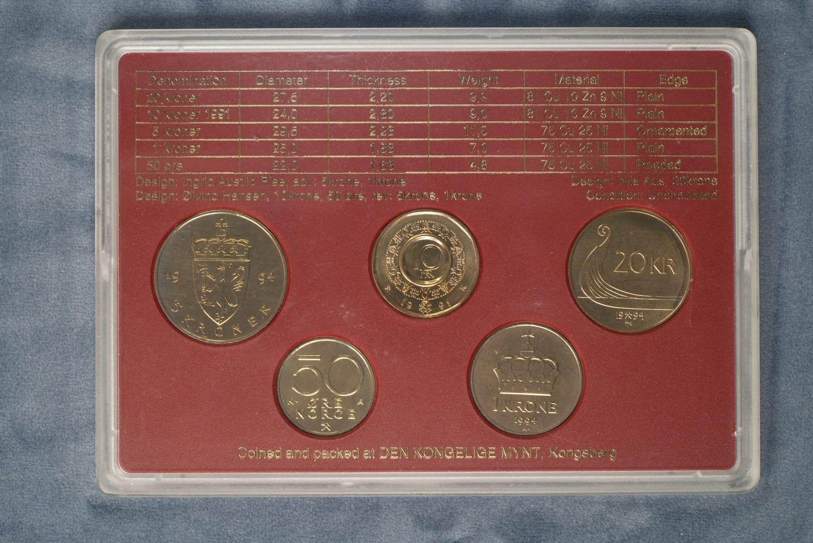 Coins of Norway 1994 – eksemplar 2